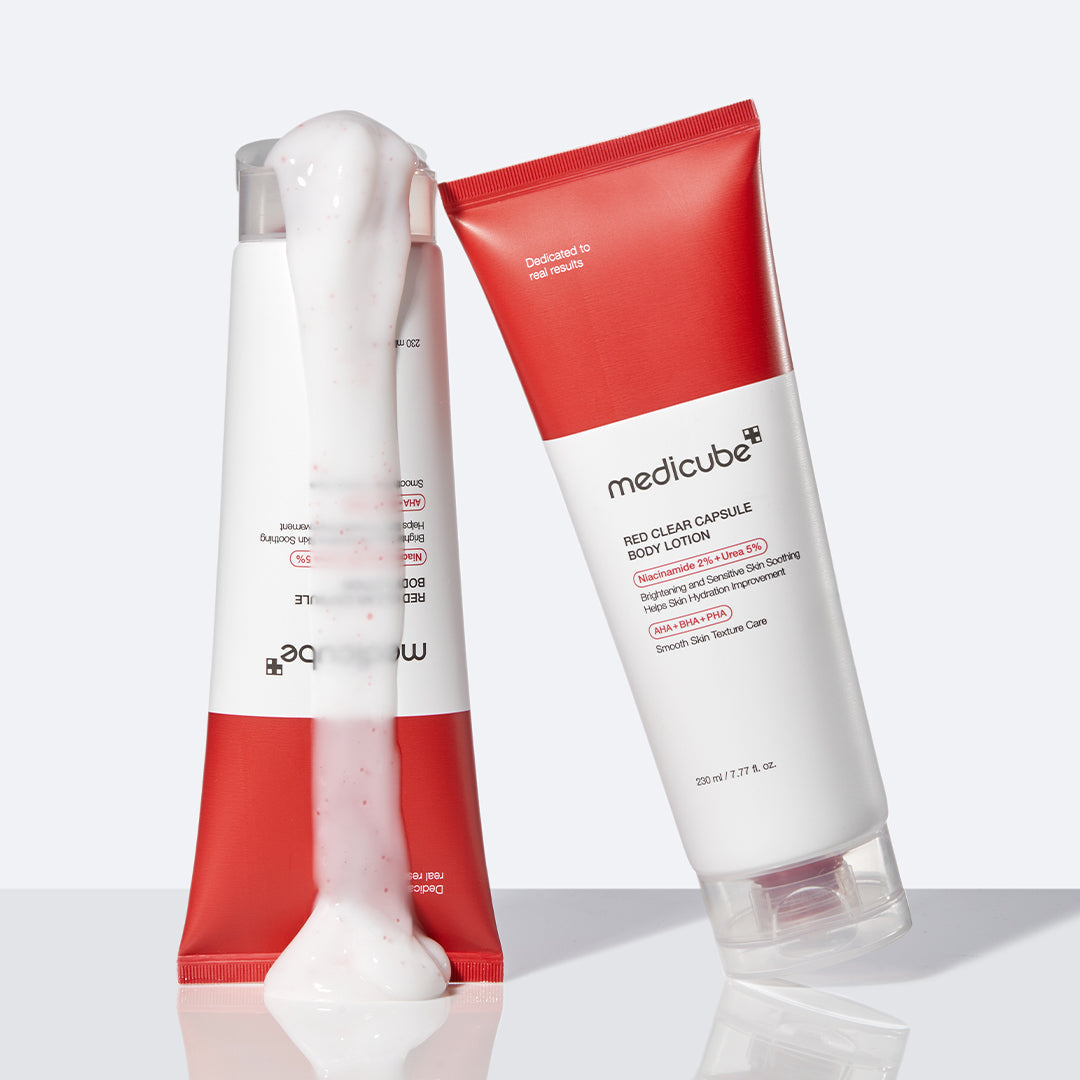 Red Clear Kapsel-Körperlotion