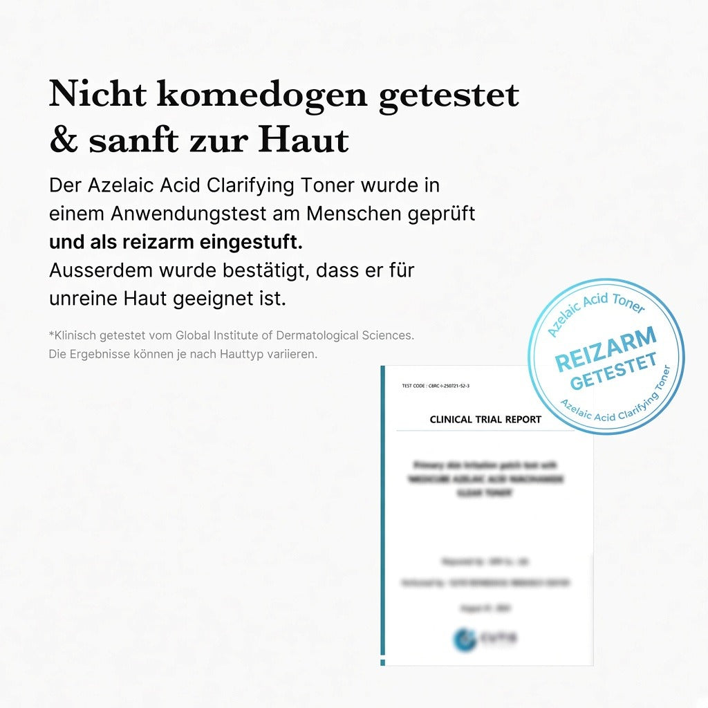 Azelainsäure Niacinamid Klärendes Gesichtswasser