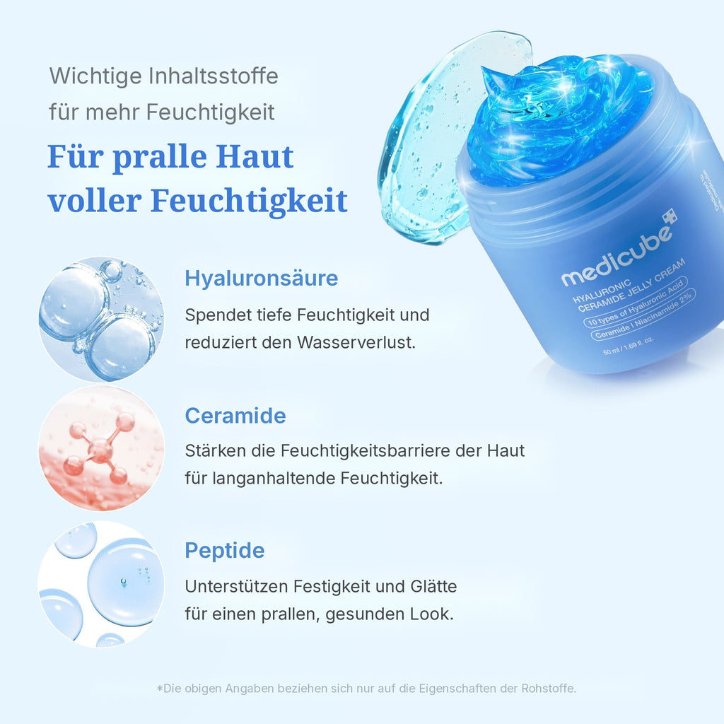 Hyaluron Ceramid Feuchtigkeitsspendende Jelly Creme
