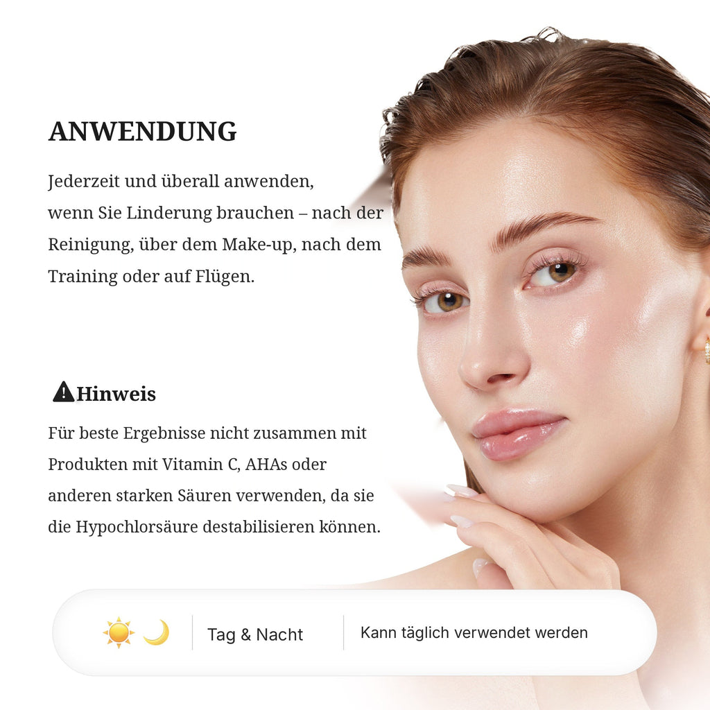 Hypochlorsäure Power Beruhigendes Spray
