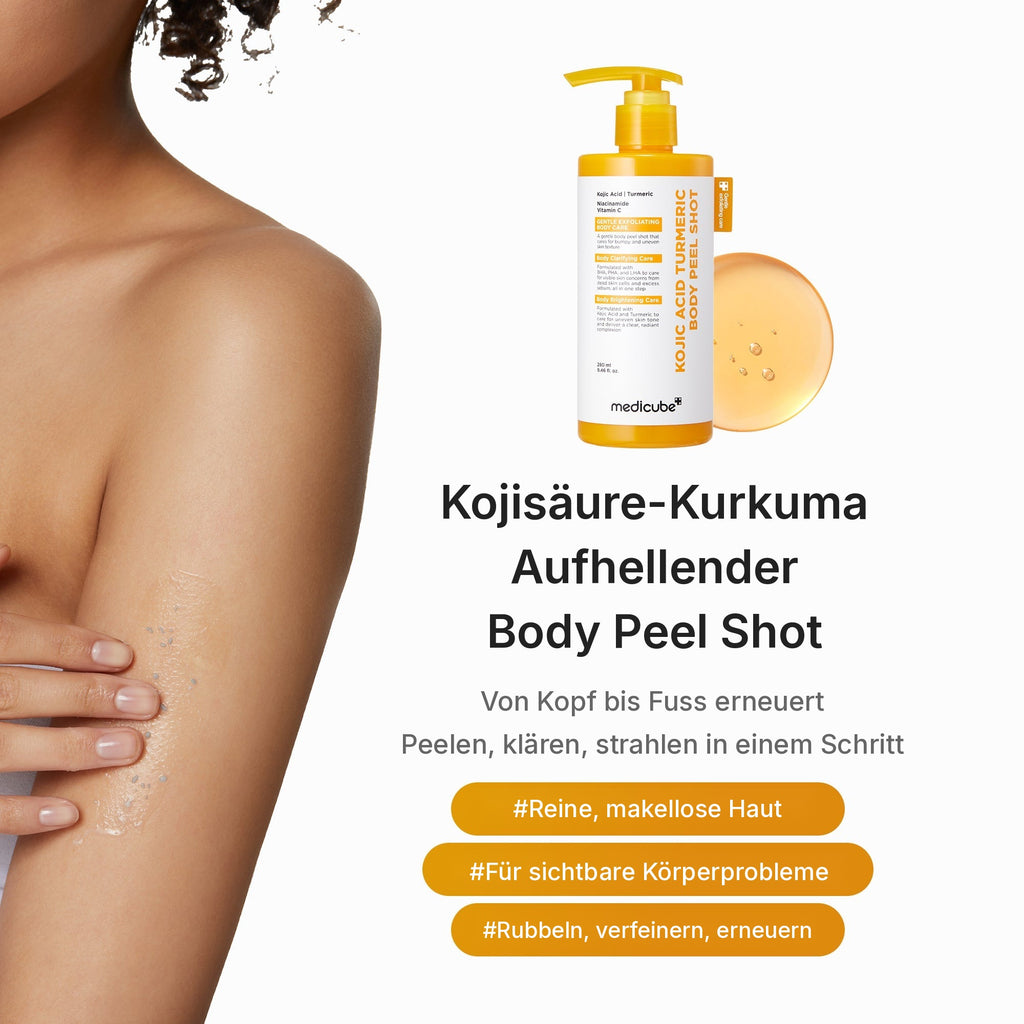 Kojisäure Kurkuma Body Peel Shot