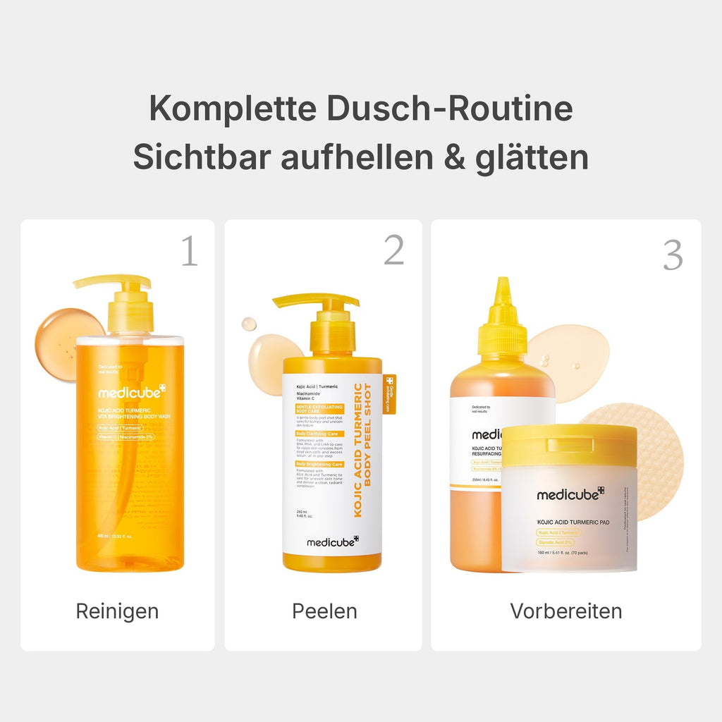 Kojisäure Kurkuma Aufhellendes Duschgel