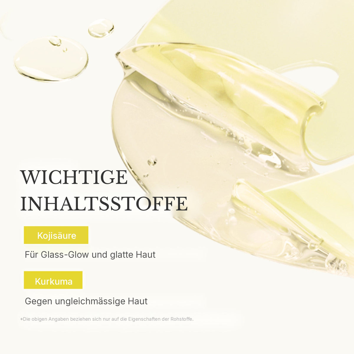 Kojisäure Kurkuma Gold Jelly Gel-Maske