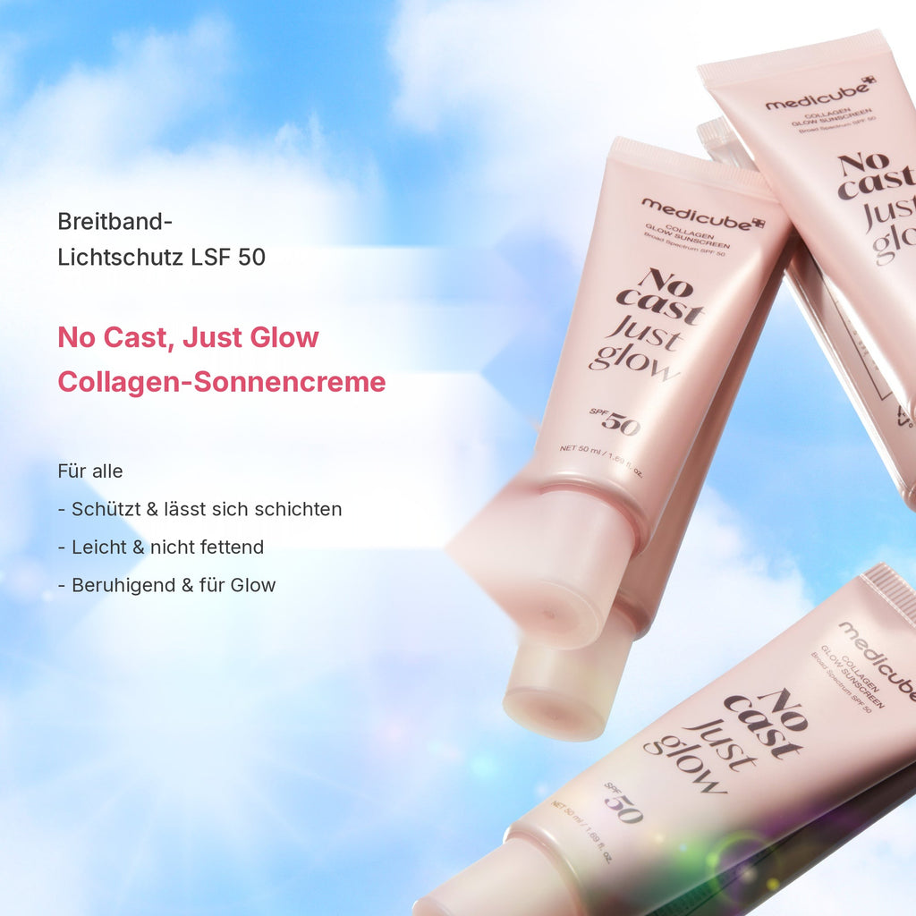 No Cast Just Glow Collagen Sonnenschutz