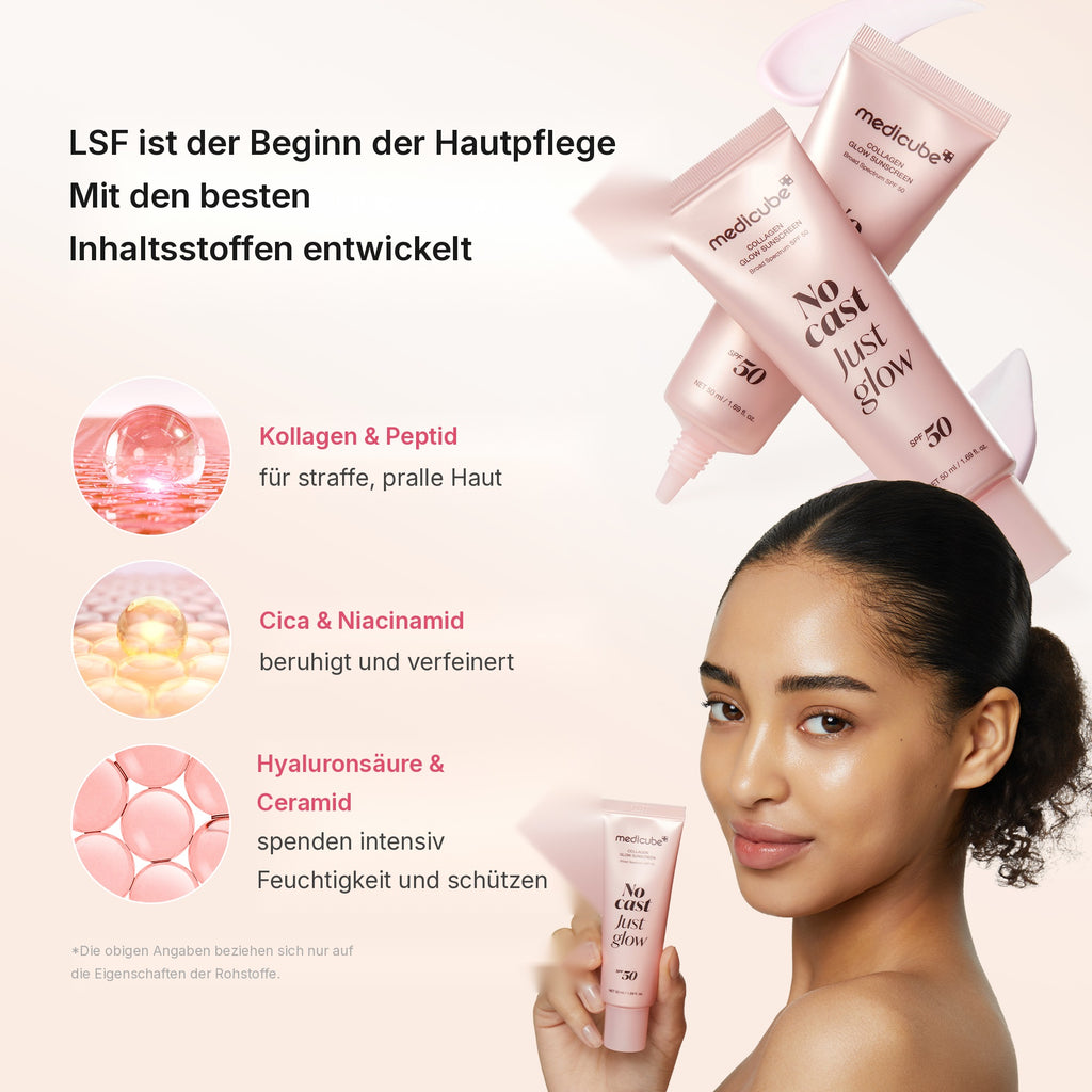 No Cast Just Glow Collagen Sonnenschutz