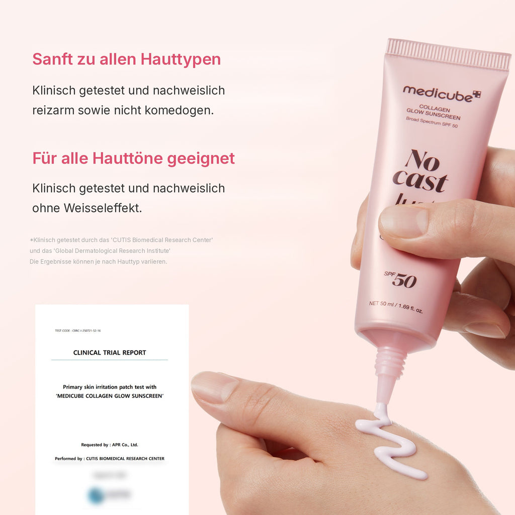 No Cast Just Glow Collagen Sonnenschutz