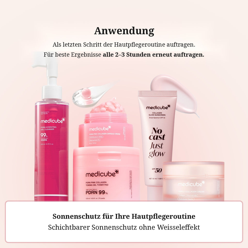 No Cast Just Glow Collagen Sonnenschutz