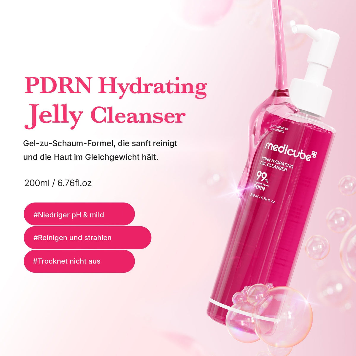 PDRN Pink Gel-Reiniger