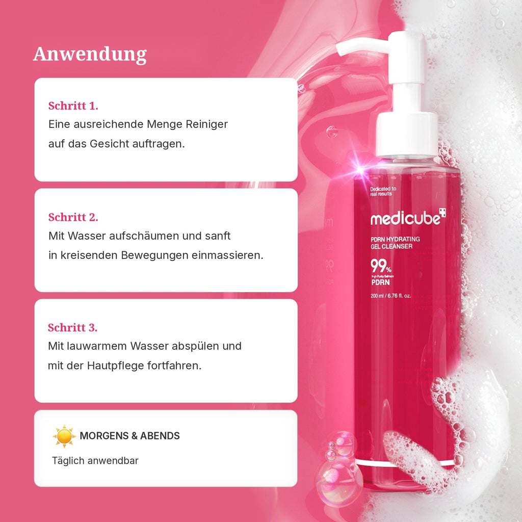 PDRN Pink Gel-Reiniger