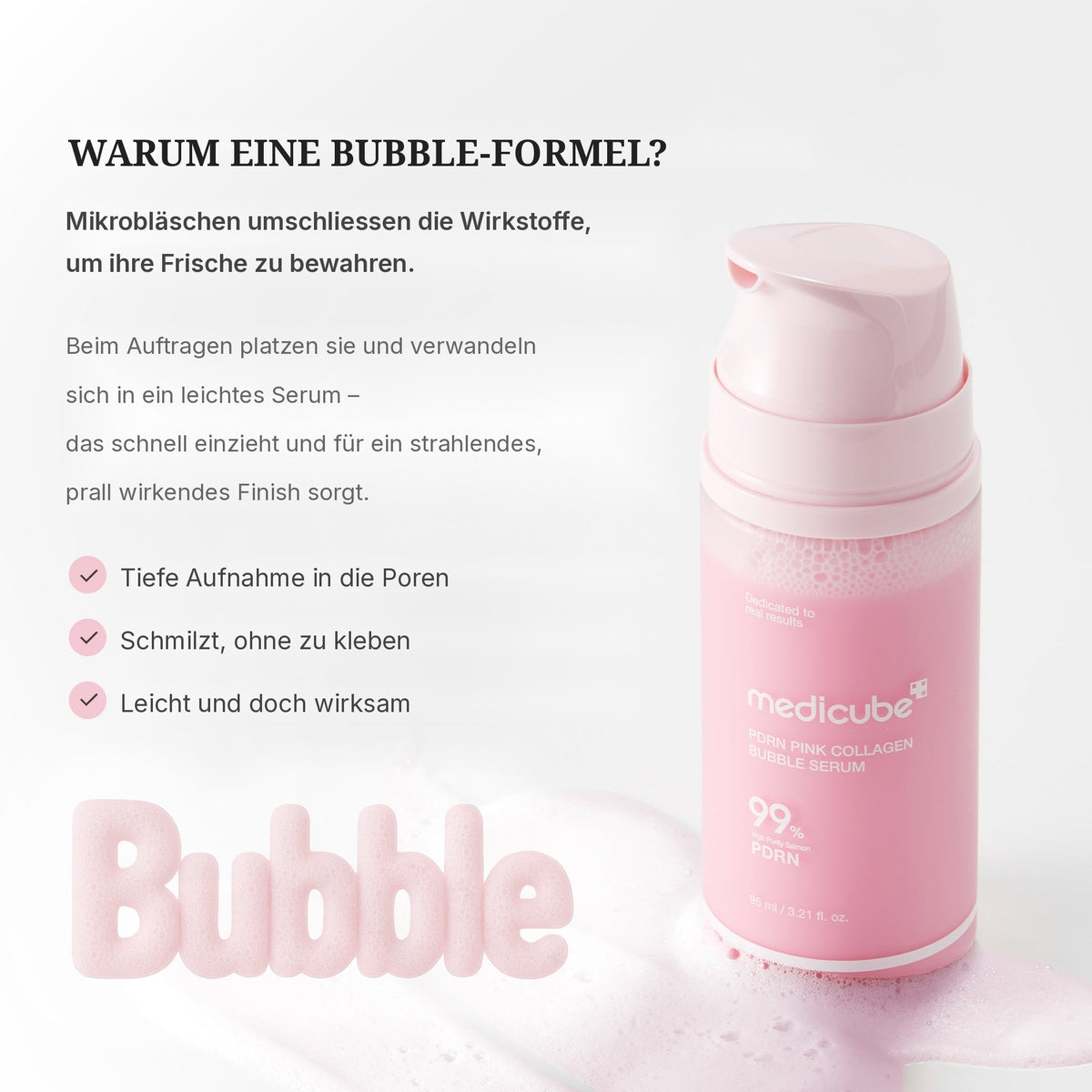 PDRN Pink Collagen Bubble Serum