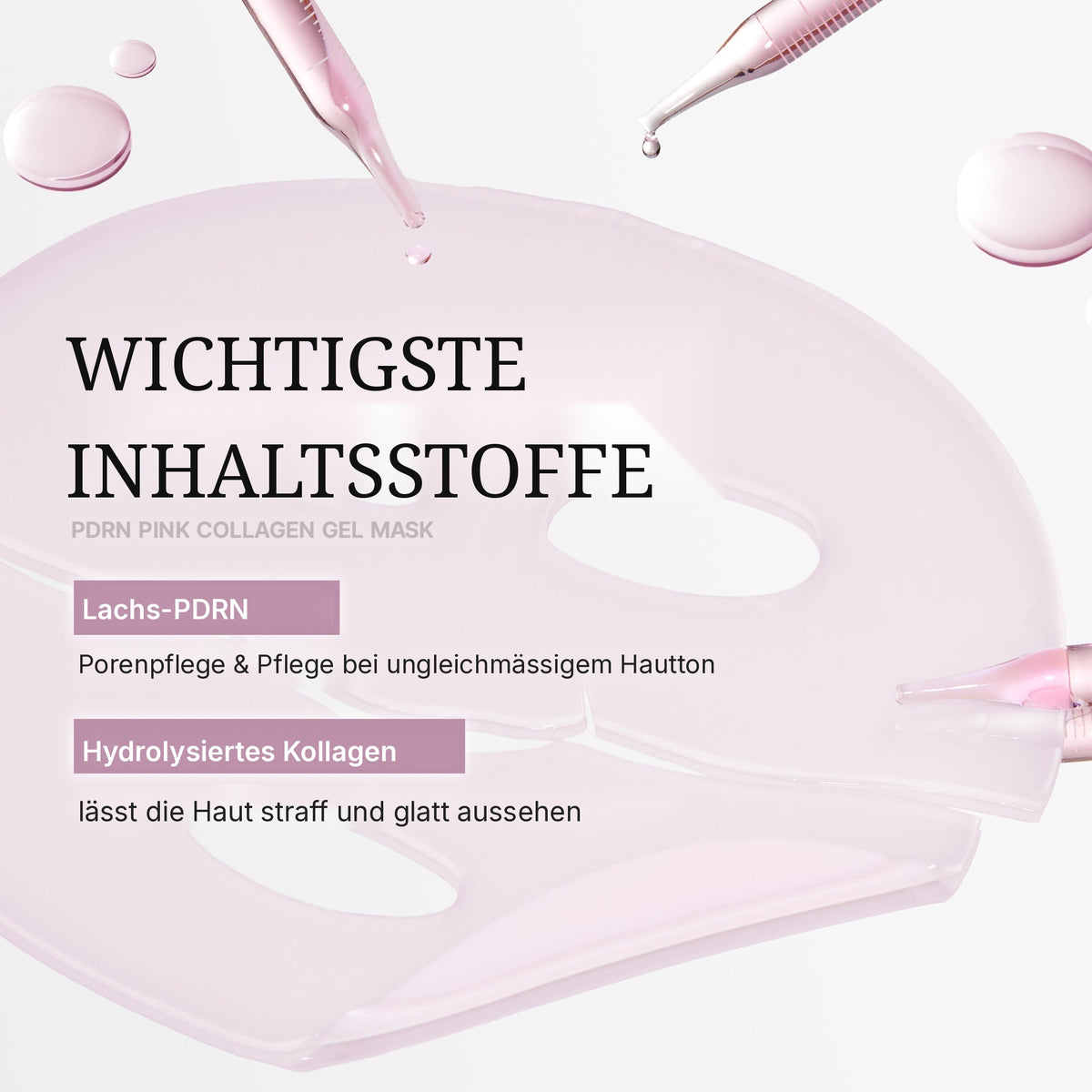 Lachs PDRN Pink Collagen Jelly Gel-Maske