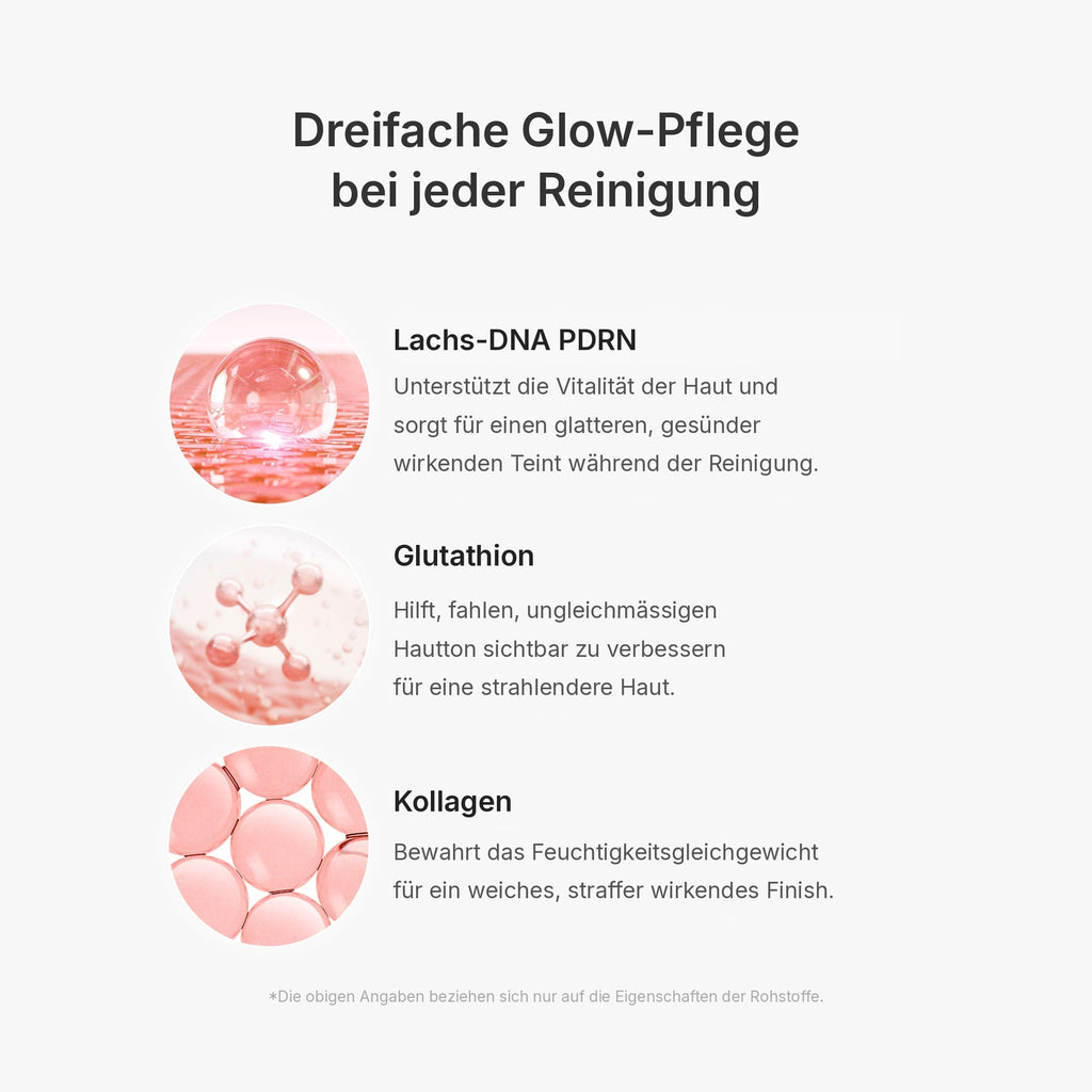 PDRN Pink Glutathion Kapsel-Reinigungsschaum