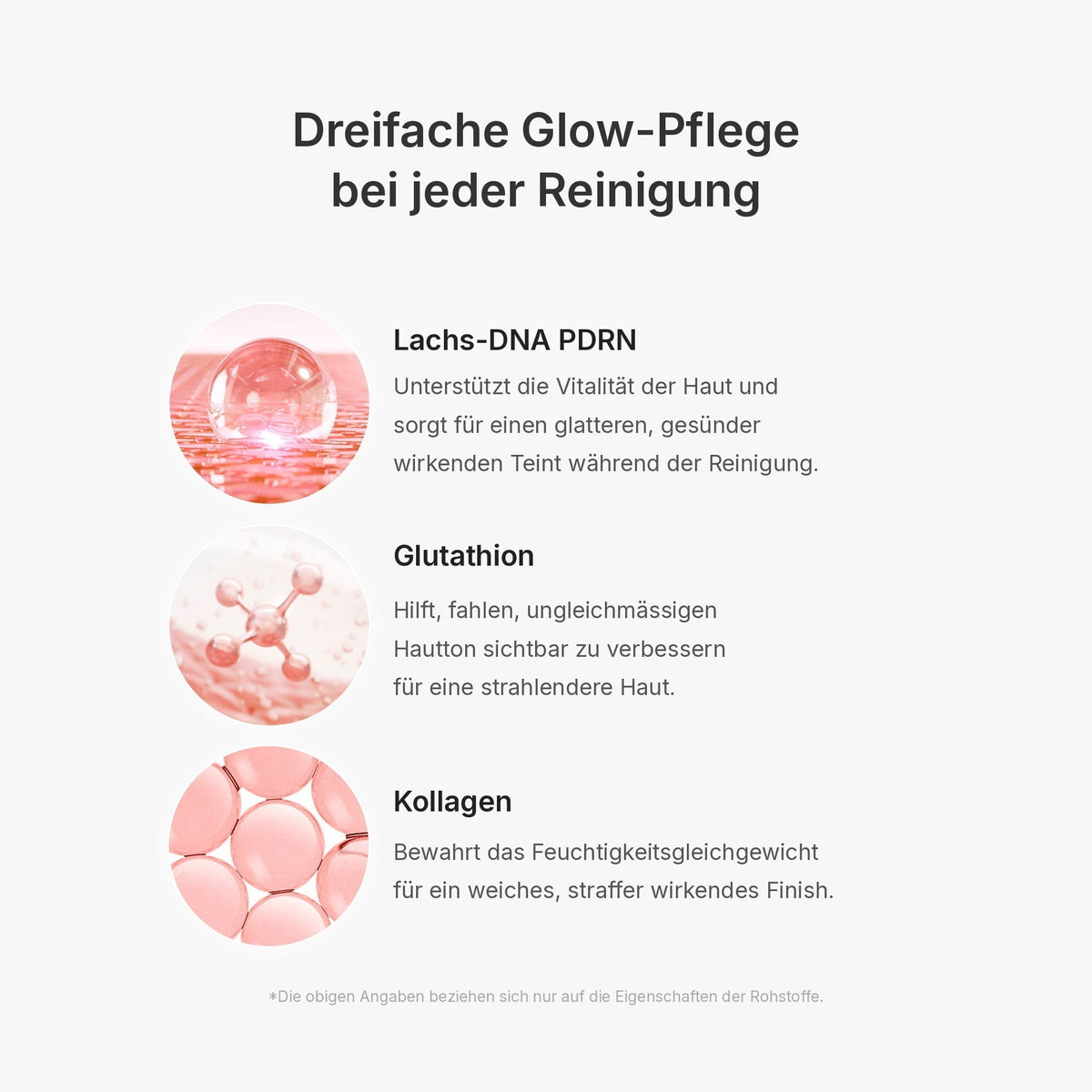 PDRN Pink Glutathion Kapsel-Reinigungsschaum