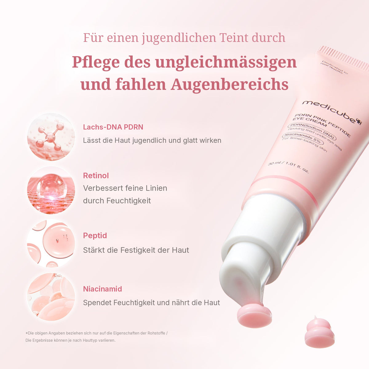 PDRN Pink Peptid Augencreme