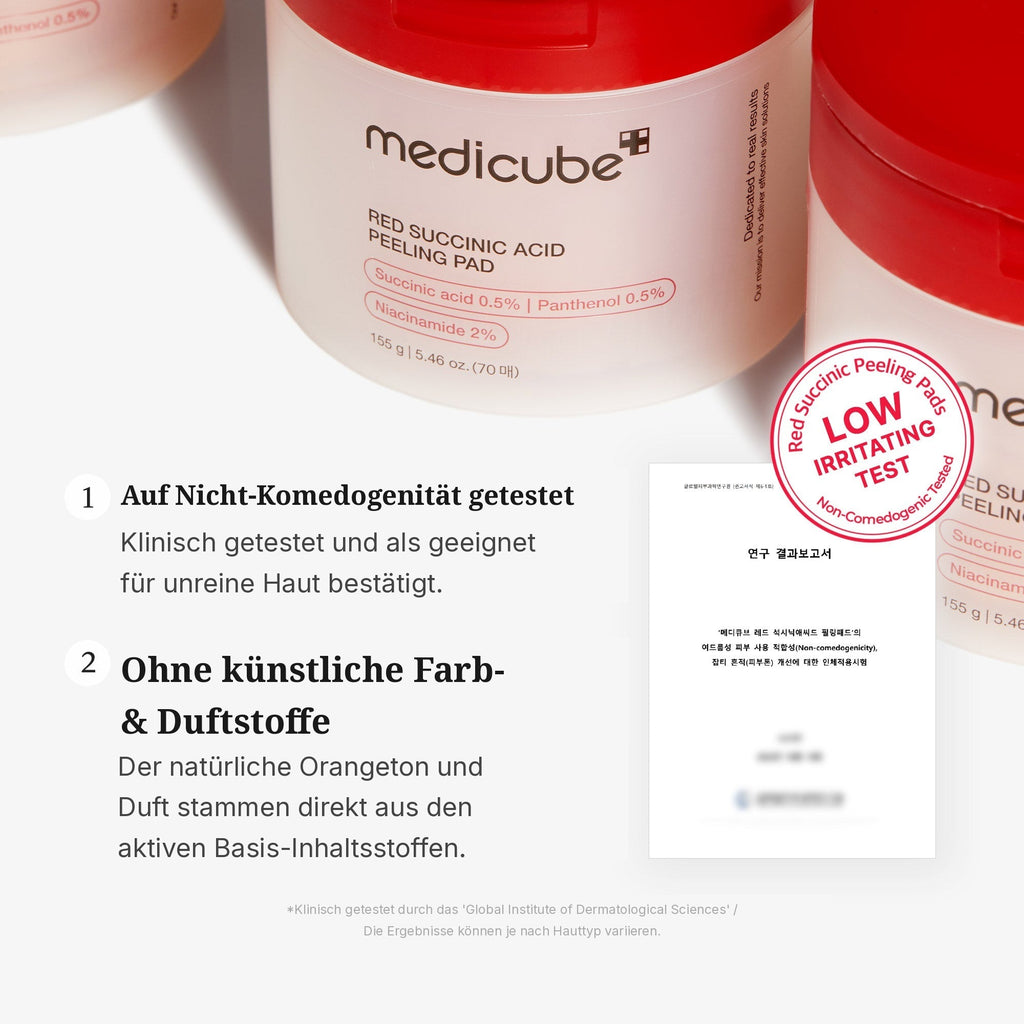 Red Bernsteinsäure Panthenol Pads