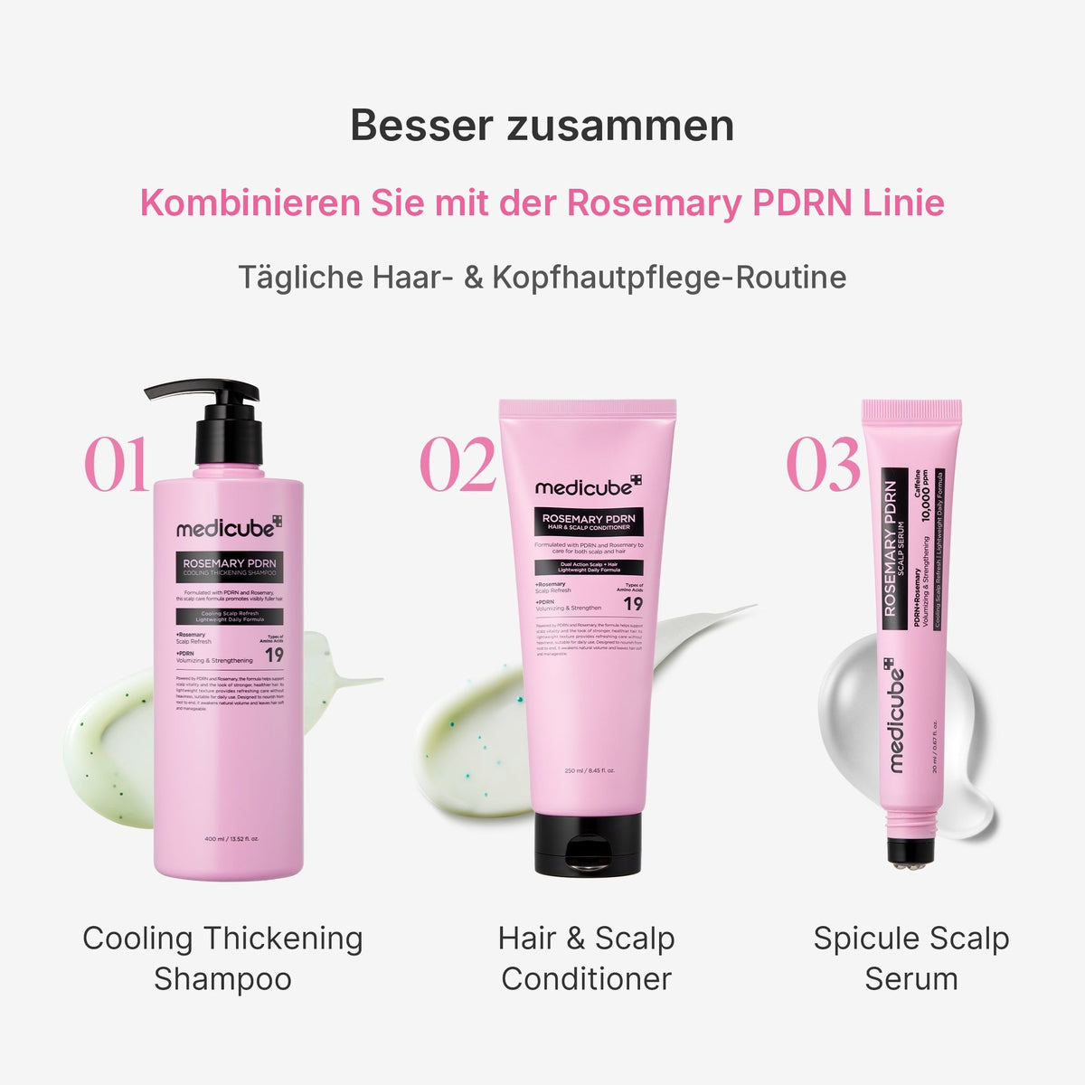 Rosmarin PDRN Kühlendes Volumen-Shampoo