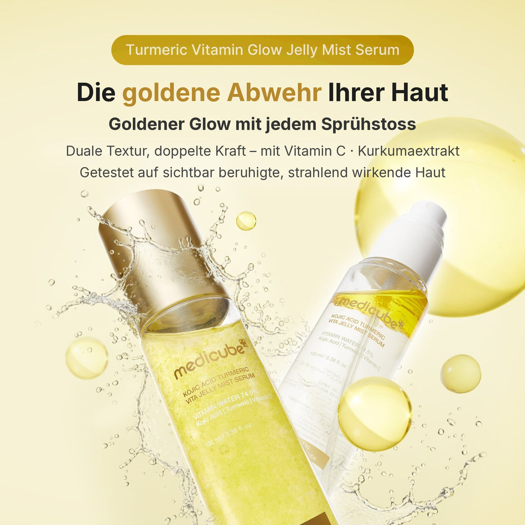 Kojisäure Kurkuma Vitamin Gold Jelly Mist Serum